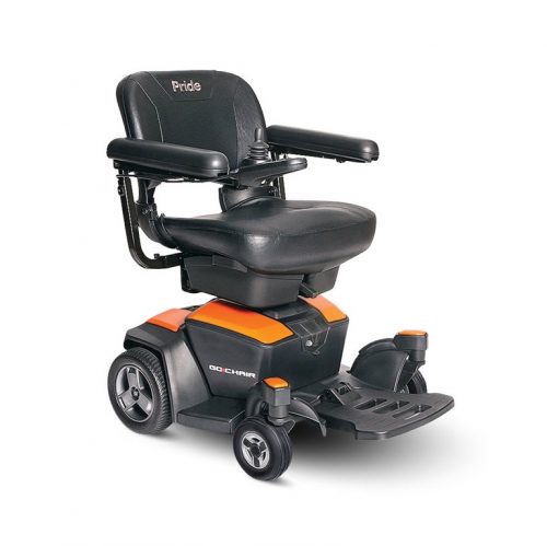 Fauteuil roulant électrique Go-Chair | Pride Amber Orange