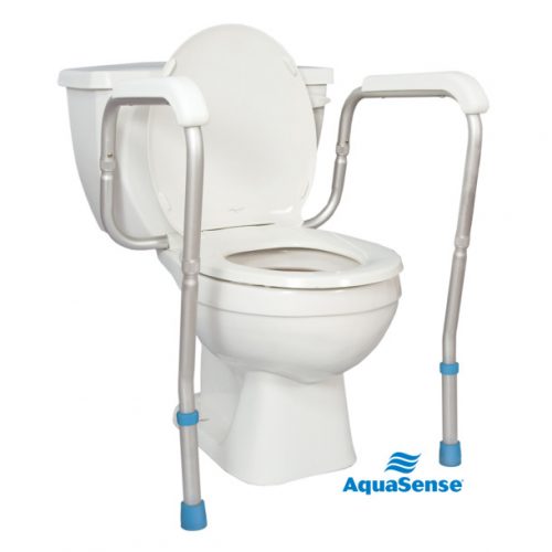 Barre d'appui ajustable pour toilette | AquaSense
