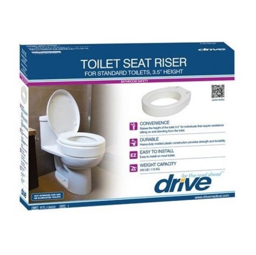 Rehausseur de siège de toilette à charnière | Drive