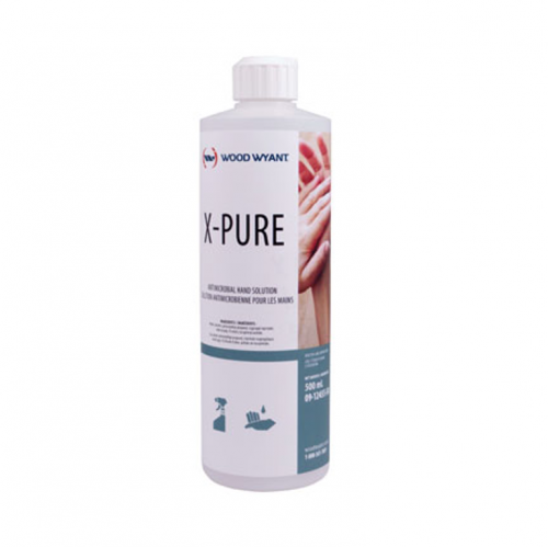 Liquide antimicrobien à mains hydratant | X-PURE 500 ml